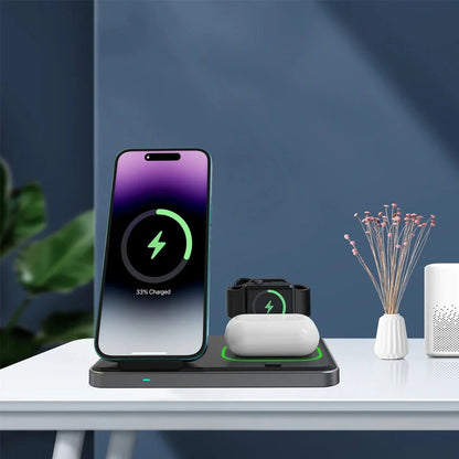 ChargeSymphony Trio: Multidevice Wireless Charger