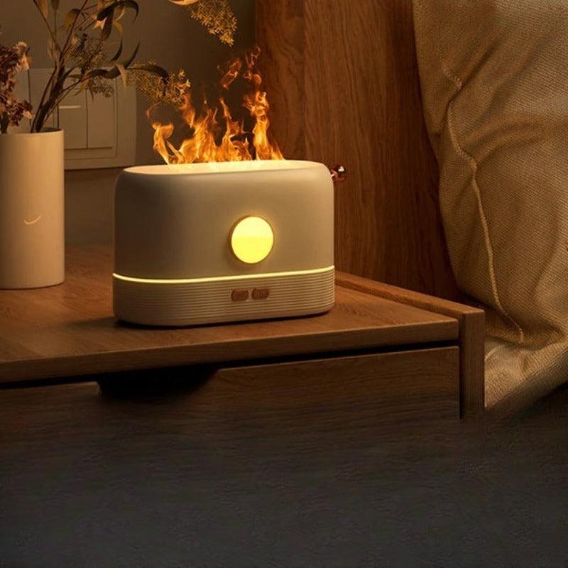 200ml Realistic Flame Humidifier For Aromatherapy and Air Purifier