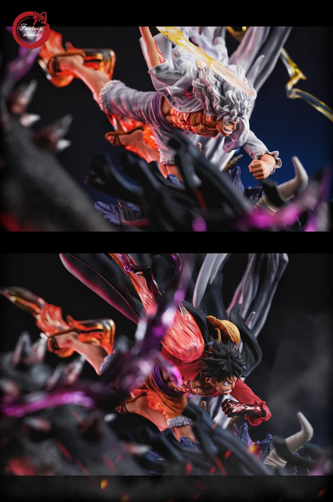 One Piece - Monkey D. Luffy vs. Kaido | 1:6 Resin Statue | von Fantasy Studio