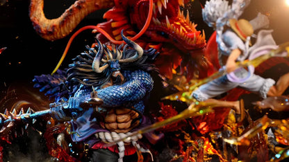 One Piece - Kaido vs. Luffy | 1:6 Resin Statue | by Ventus Studio