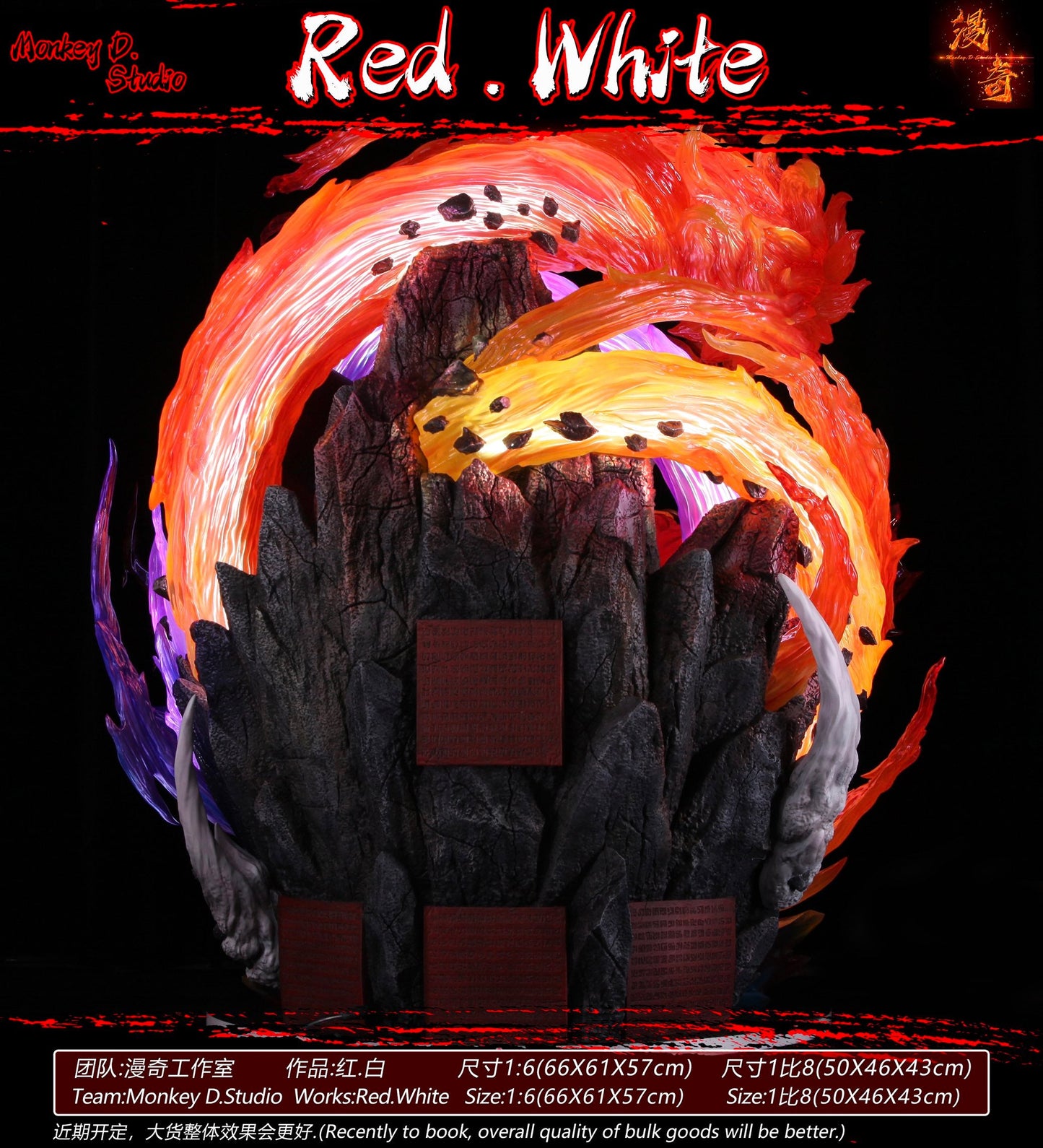 One Piece - Monkey D. Luffy & Shanks | 1:8 Resin Statue | von Monkey D. Studio