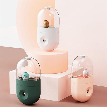 Cartoon Doll Car Humidifier With Wireless Aromatherapy Diffuser