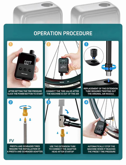 Electric Mini Bike Pump