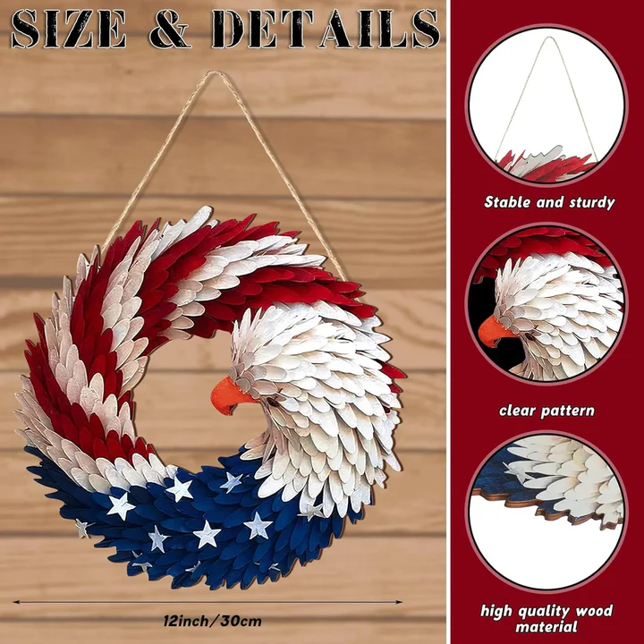 Eagle Wreath Easter Independence Day Decorations