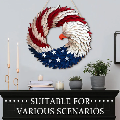 Eagle Wreath Easter Independence Day Decorations