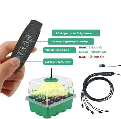 Household New Nursery Pot With Lamp