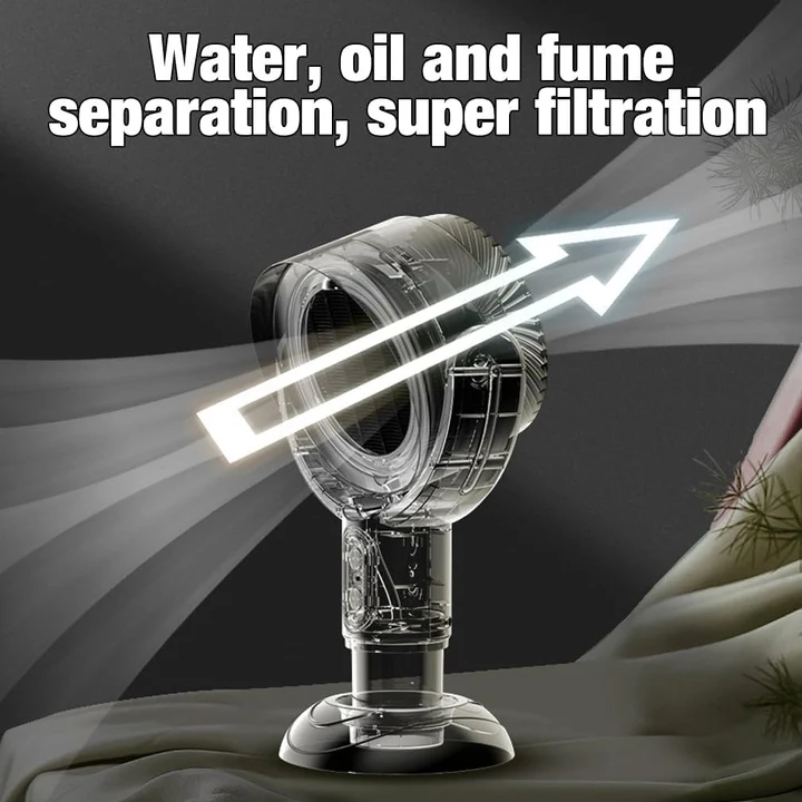 Portable Extractor Hood, Powerful and  Rechargeable