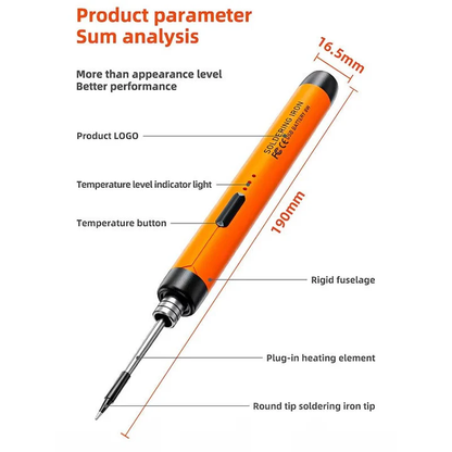 Digital Electric Soldering Iron Set