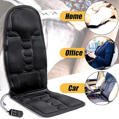 Fashionable Massage Chair Cushion With Heated Neck Pillow