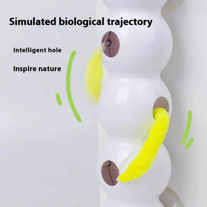 Interactive Worm Pole Cat Toy