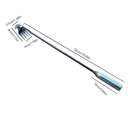 Crescent Weeder Tool with Long Handle