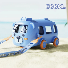 Cartoon Toy Bus Water Bottle