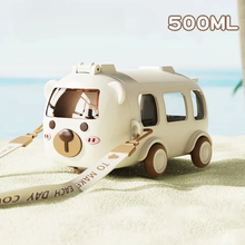 Cartoon Toy Bus Water Bottle