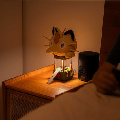 Meowth Hot Air Balloon Charging Stand & Night Lamp