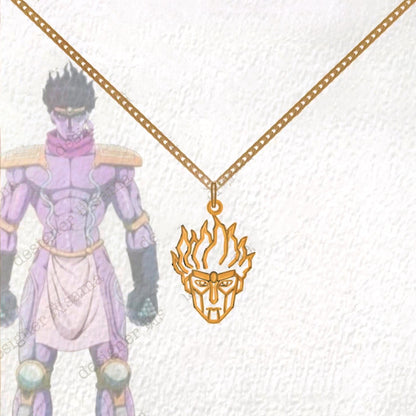 JOJO‘s Platinum Star Medium-length Sweater Chain Y2K Subculture Trend Necklack