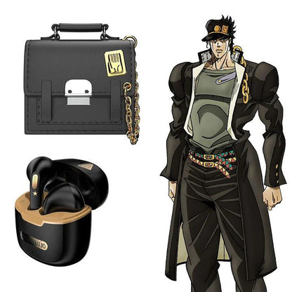 Anime JoJo's Bizarre Adventure Kujo Jotaro Earphone Wireless Bluetooth Headset (Limit Time Offer !!)