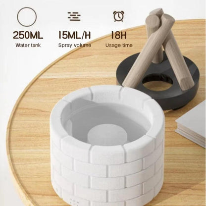 Ultra Quiet Aromatherapy Diffuser with Simulated Flame