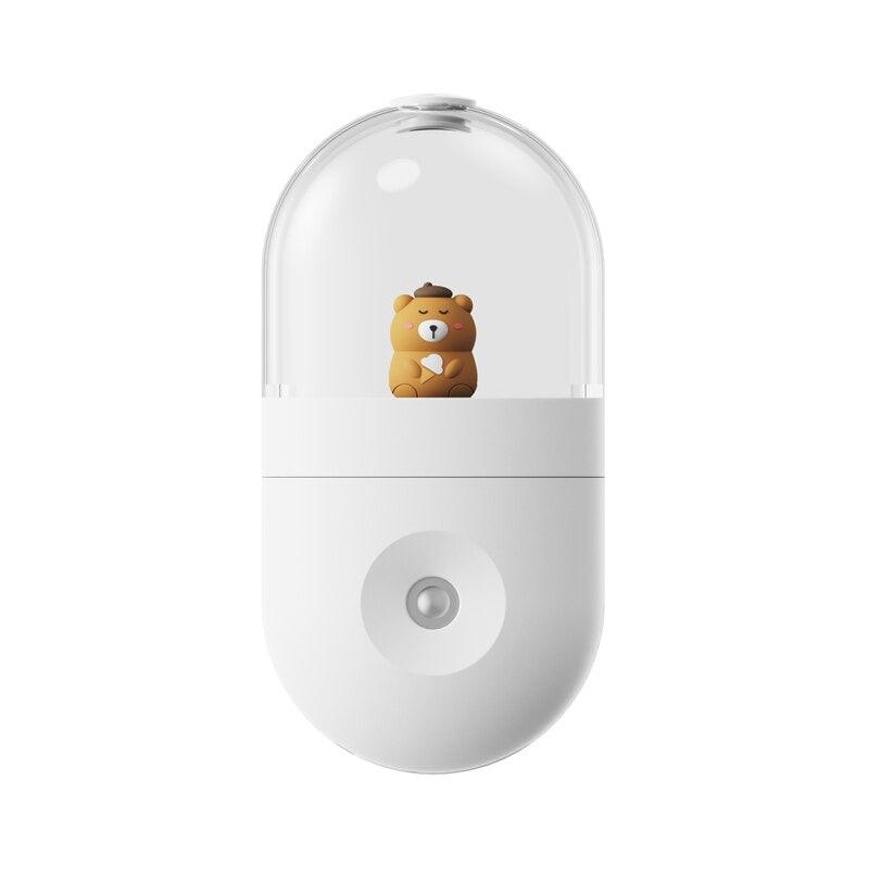 Cartoon Doll Car Humidifier With Wireless Aromatherapy Diffuser