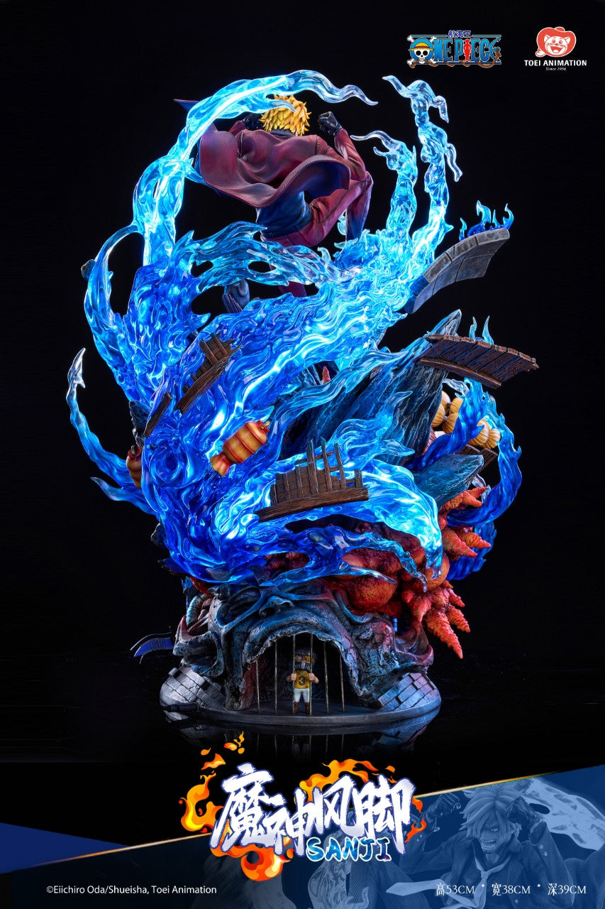 One Piece - Ifrit Jambe Sanji | Resin Statue | by TOEI Animation Studio