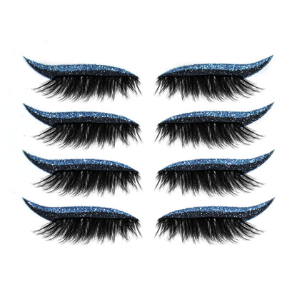 Glams Eyeliner and Eyelash Stickers | 1 + 3 PAIRS FOR FREE