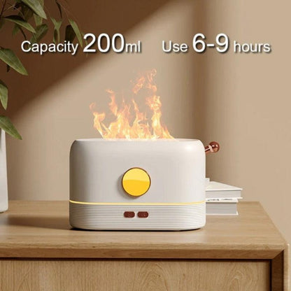 200ml Realistic Flame Humidifier For Aromatherapy and Air Purifier