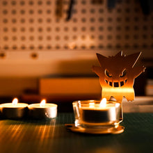 Gengar&Pikachu Wooden  projection candlestick