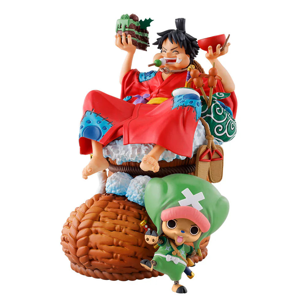One Piece Figure - Luffy Chopper Petitrama DX Logbox Re Birth Vol.1