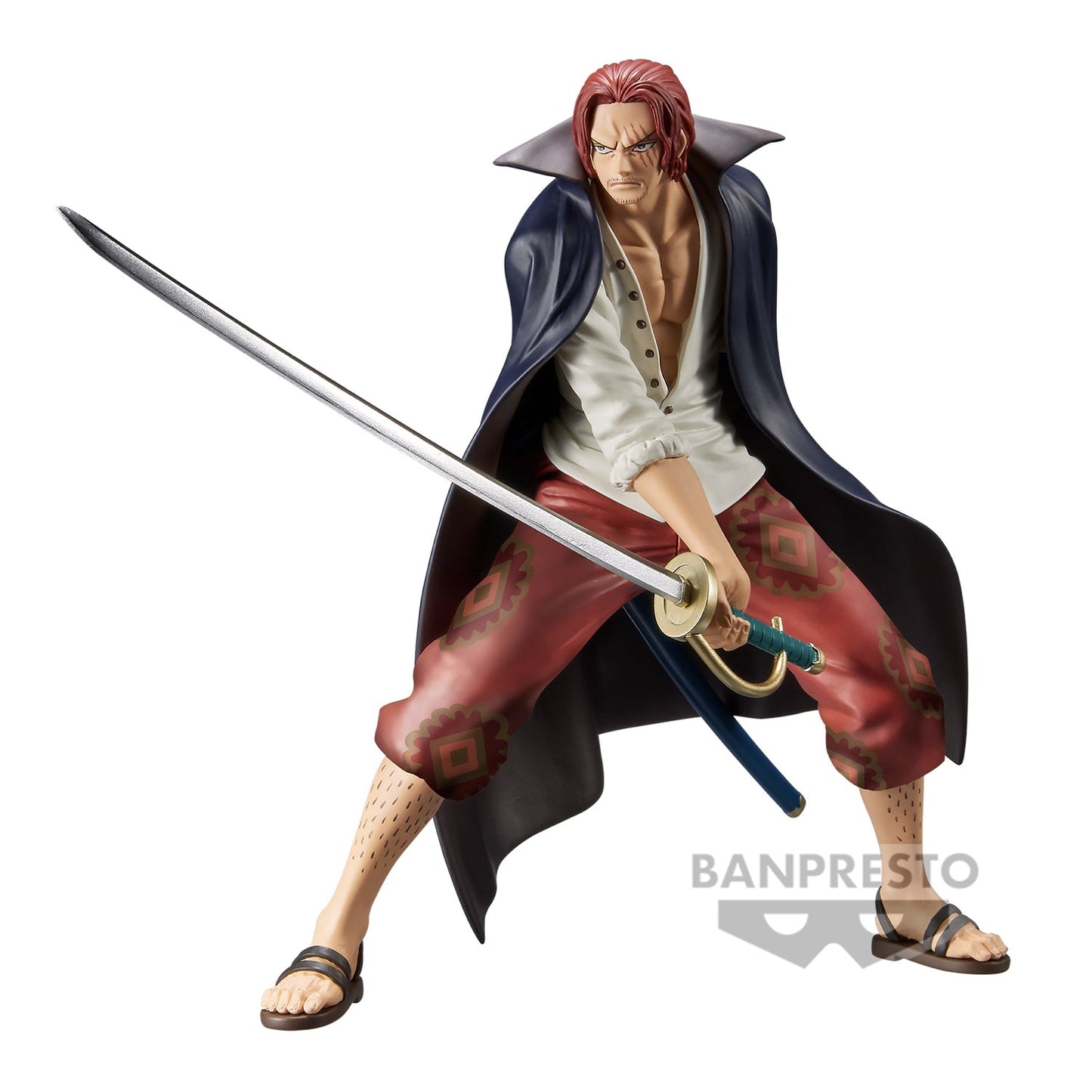 One Piece Figure - Shanks Posing Figure DXF The Grandline Men Film Red