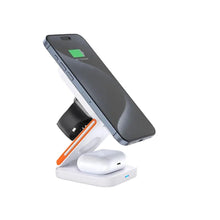 FlexiMag Trio: 3 in 1 접이식 MagSafe 충전 스탠드 