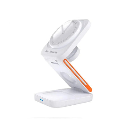 FlexiMag Trio: 3 in 1 접이식 MagSafe 충전 스탠드 