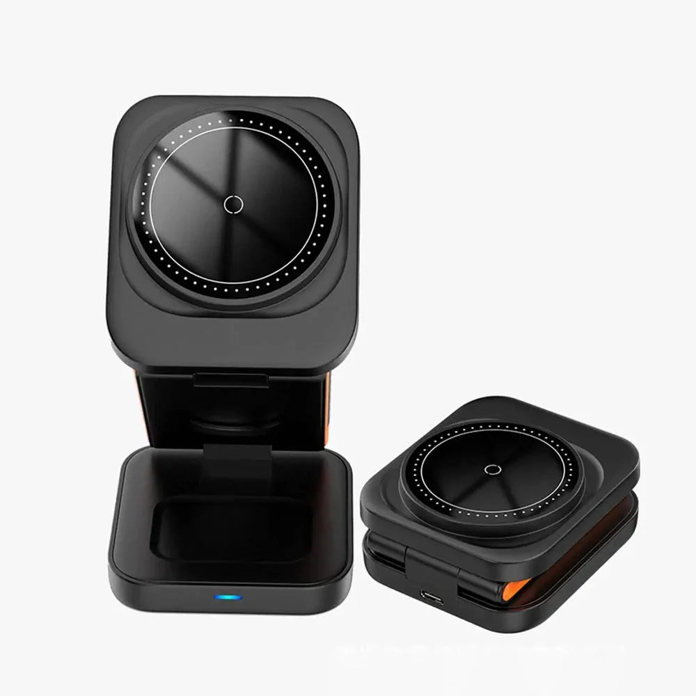 FlexiMag Trio: 3 in 1 접이식 MagSafe 충전 스탠드 