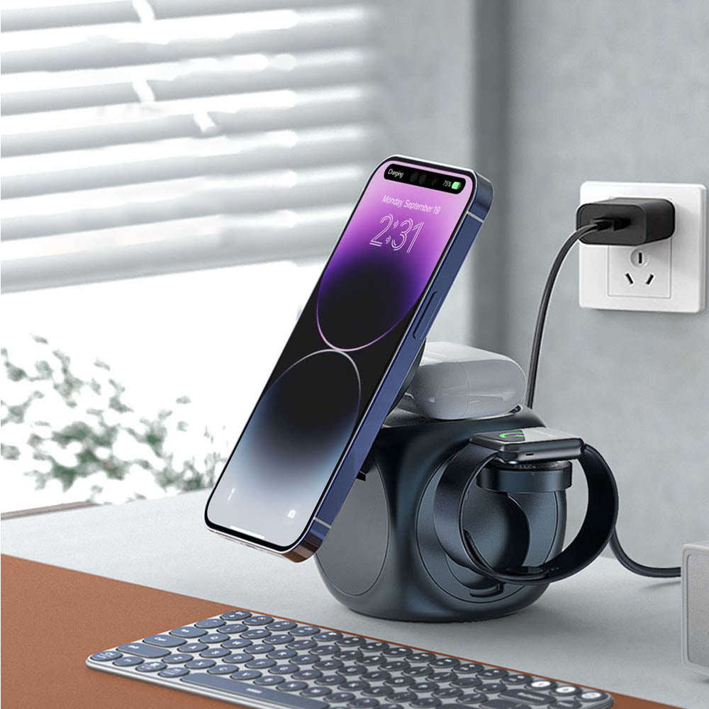 FluxSphere 3 in 1 MagSafe 충전 스탠드 