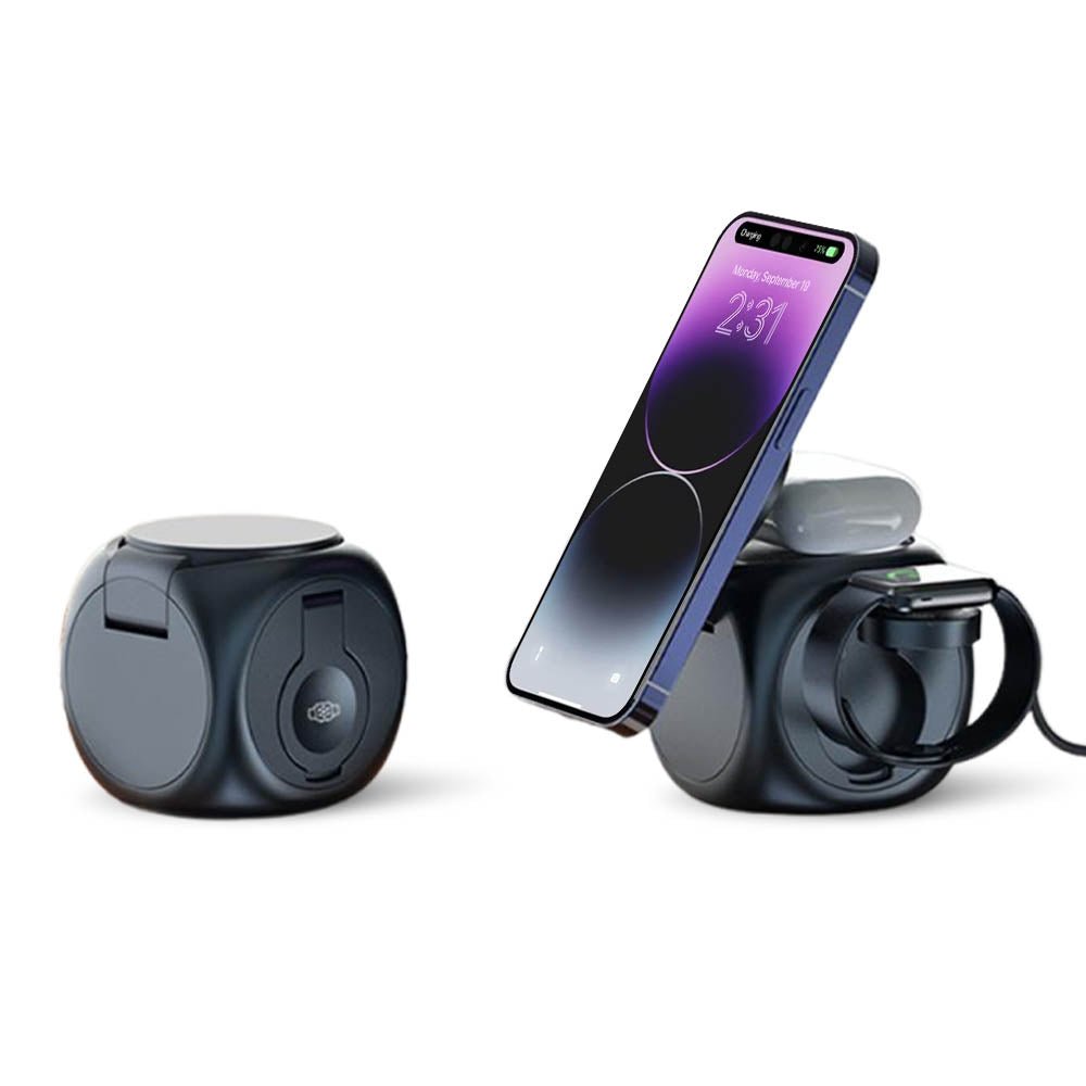 FluxSphere 3 in 1 MagSafe 충전 스탠드 