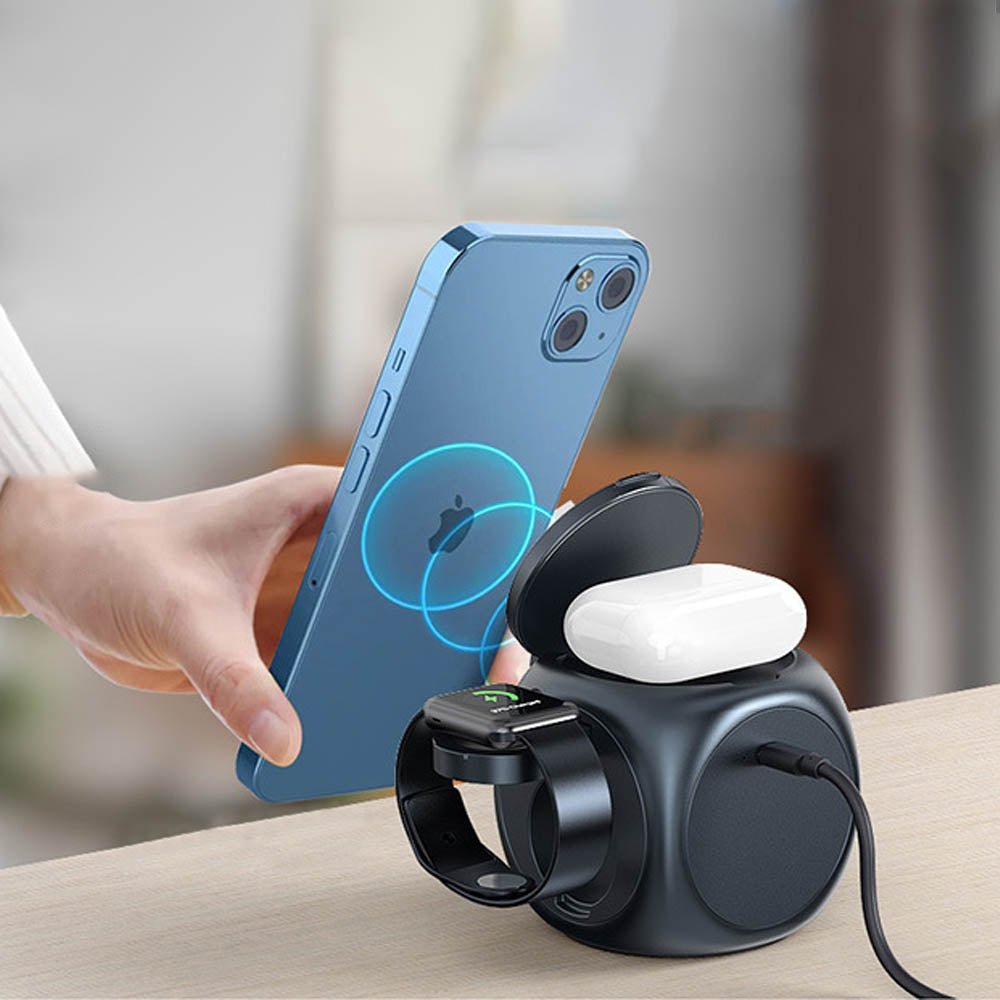 FluxSphere 3 in 1 MagSafe 충전 스탠드 