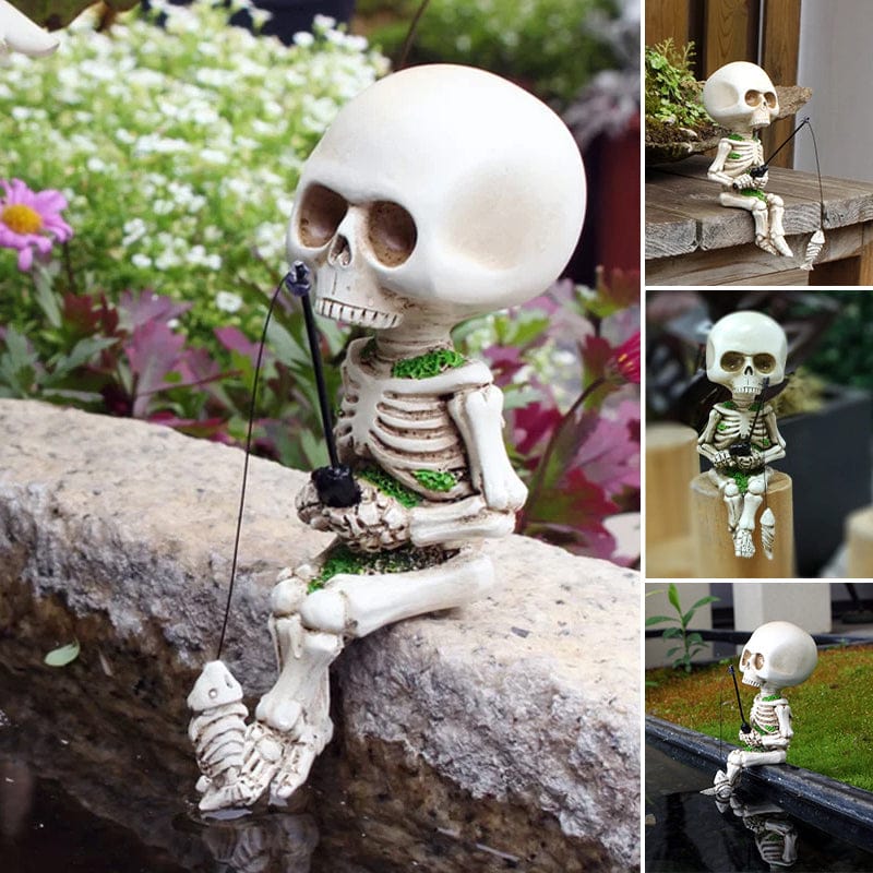 Fishorror Fishing Skeleton Halloween Decor | BUY 1 GET 1 FREE