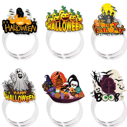 Partyboo Halloween Party Paper Glasses – Set of 6/12