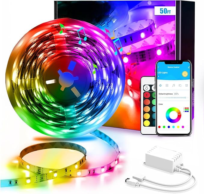 App And Remote Controlled Bluetooth LED Stripe Lights