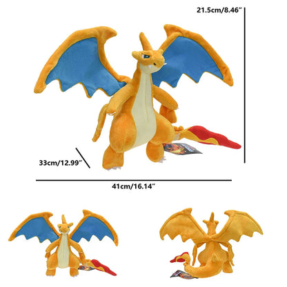 5 pcs Gliurak Charizard Evolutions Plush Toys Set