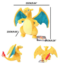 5 pcs Gliurak Charizard Evolutions Plush Toys Set