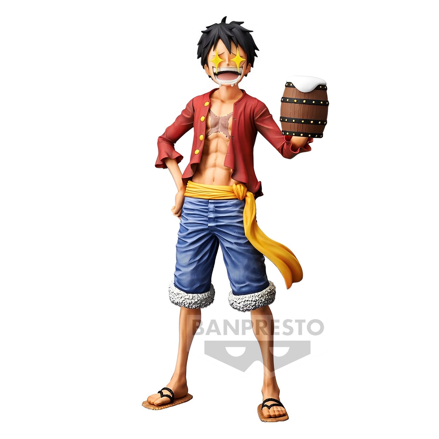 Figurine One Piece - Monkey D. Luffy Grandista Nero