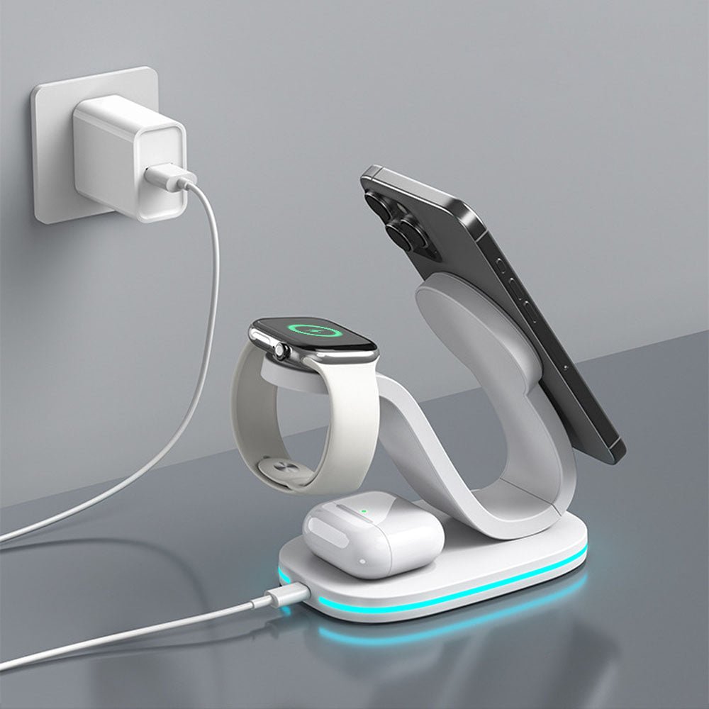 iFlow Trio 3 in 1 MagSafe 무선 충전기 