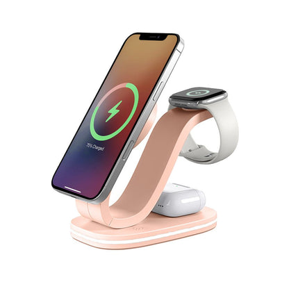 iFlow Trio 3 in 1 MagSafe 무선 충전기 