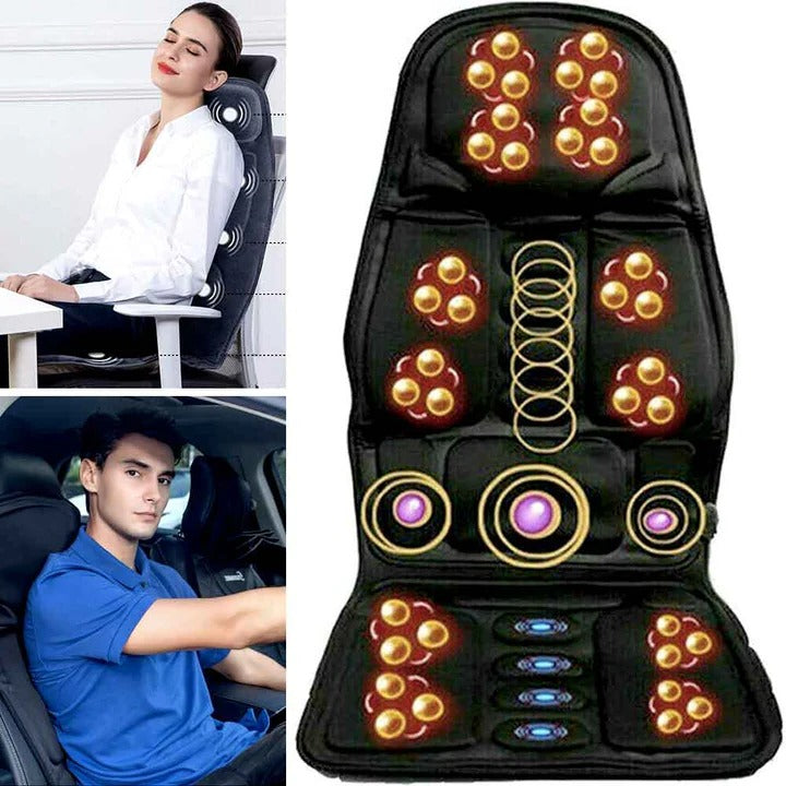 Fashionable Massage Chair Cushion With Heated Neck Pillow