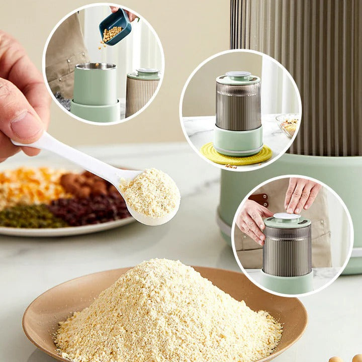 Multifunctional two-tier flour mill