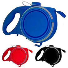 4-in-1 Multifunctional Dog Leash with Water Bottle & Bowl