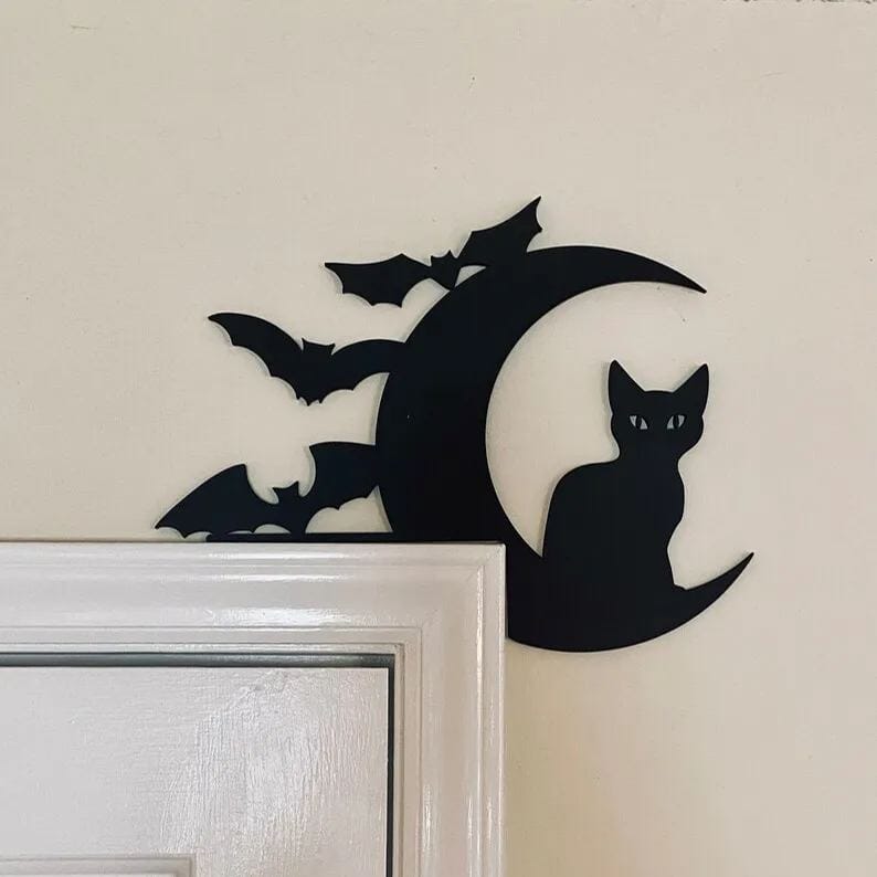 Spookopper Metal Halloween Door Topper