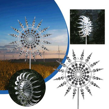 New Anti-Rust Magical Metal Windmill-Kinetic Metal Wind Spinners