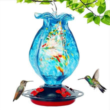 Glass Hanging Bird Feeder
