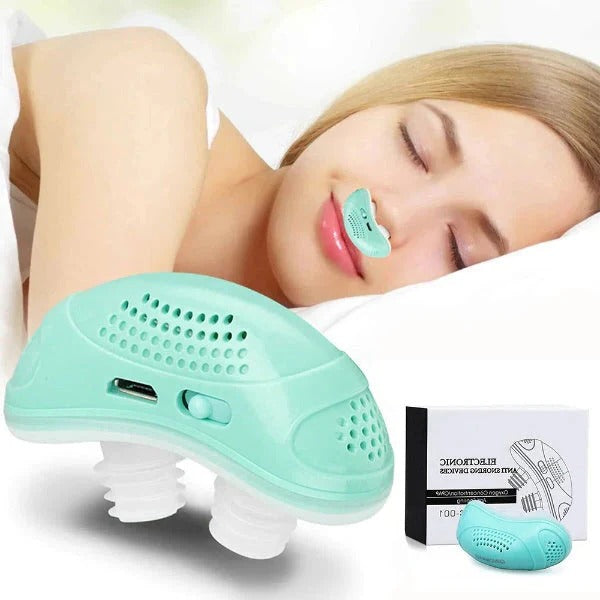 Silent anti-snoring device