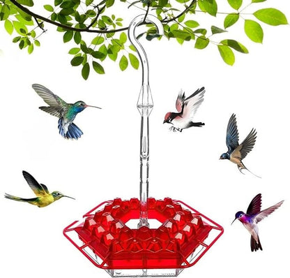 Ant Proof Hummingbird Feeder, Outdoor Hanging Perch